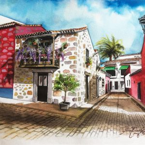 Original Aquarelle LA ESQUINA